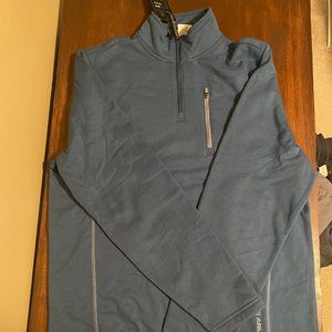 Under Armour Mens Blue Quarter Zip Size Large